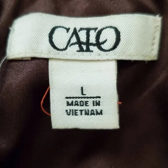 Cato Paisley Print Wavy Hem Maxi Skirt SZ L - Picture 4 of 9